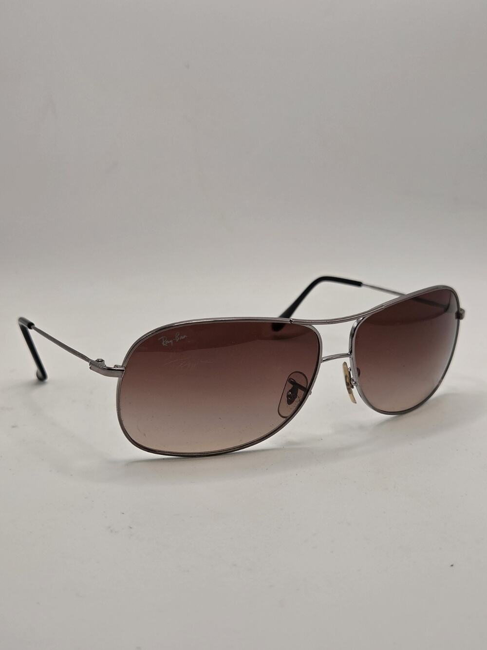 Ray Ban RB3267 004/13 Unisex Aviator Sunglasses Brown Gradient 64□13 Preppy Y2K